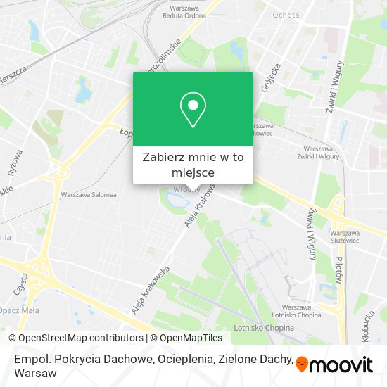 Mapa Empol. Pokrycia Dachowe, Ocieplenia, Zielone Dachy