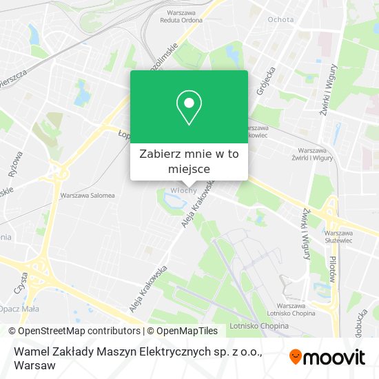 Mapa Wamel Zakłady Maszyn Elektrycznych sp. z o.o.