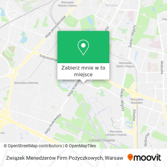 Mapa Związek Menedżerów Firm Pożyczkowych