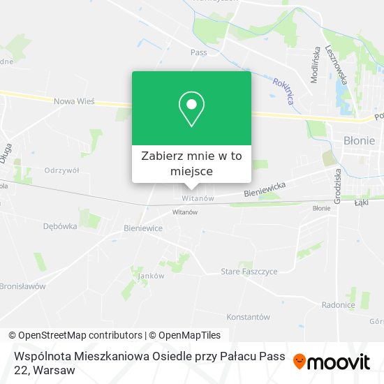 Mapa Wspólnota Mieszkaniowa Osiedle przy Pałacu Pass 22