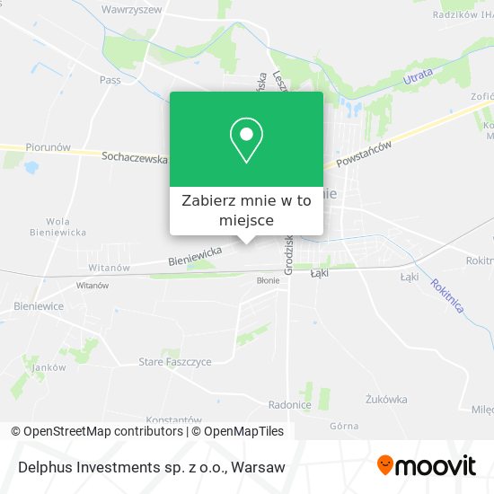 Mapa Delphus Investments sp. z o.o.