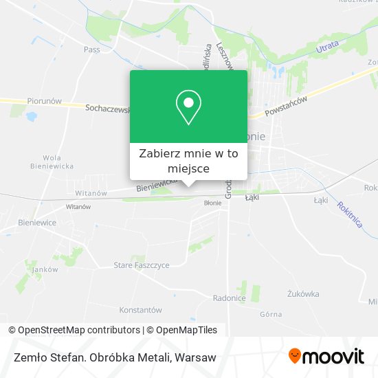 Mapa Zemło Stefan. Obróbka Metali