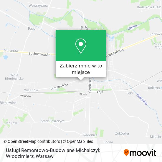 Mapa Usługi Remontowo-Budowlane Michalczyk Włodzimierz