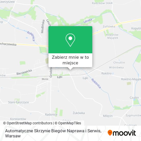 Mapa Automatyczne Skrzynie Biegów Naprawa i Serwis