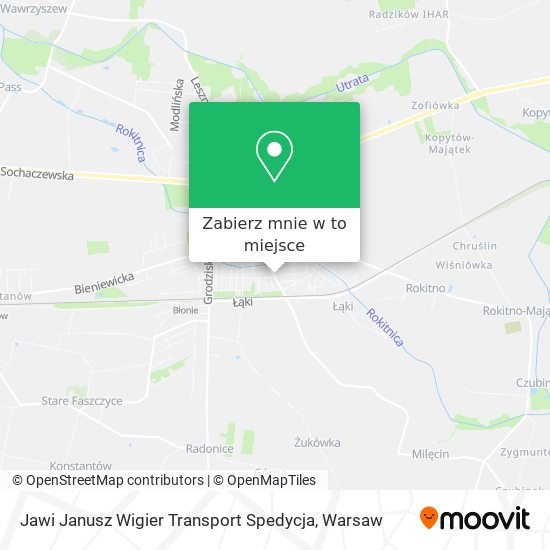 Mapa Jawi Janusz Wigier Transport Spedycja