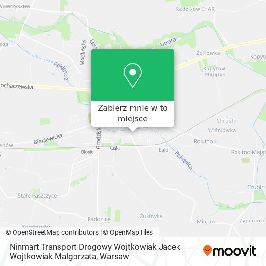 Mapa Ninmart Transport Drogowy Wojtkowiak Jacek Wojtkowiak Malgorzata