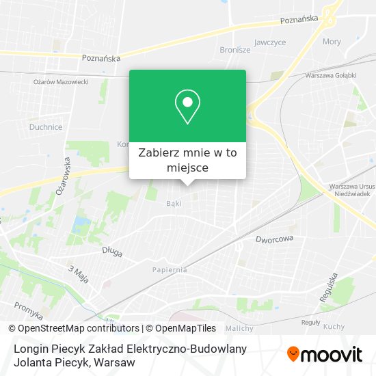 Mapa Longin Piecyk Zakład Elektryczno-Budowlany Jolanta Piecyk