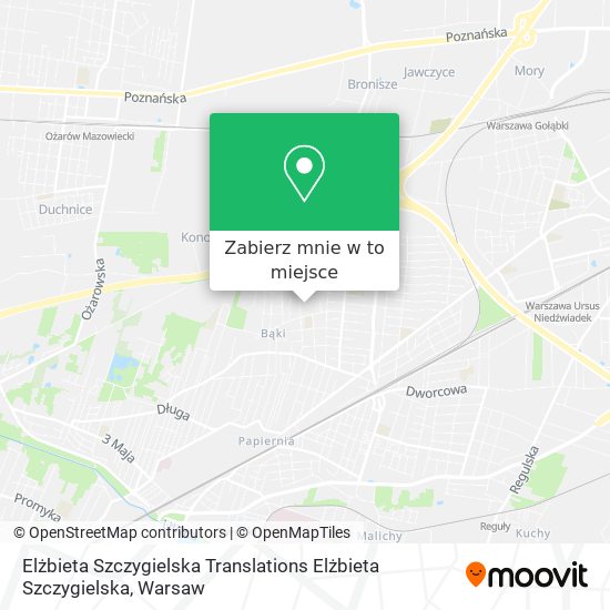 Mapa Elżbieta Szczygielska Translations Elżbieta Szczygielska