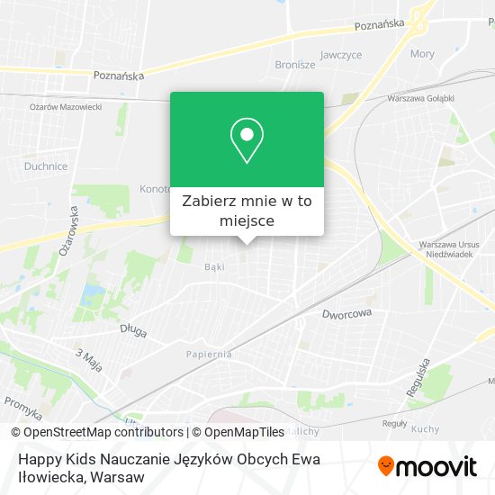 Mapa Happy Kids Nauczanie Języków Obcych Ewa Iłowiecka