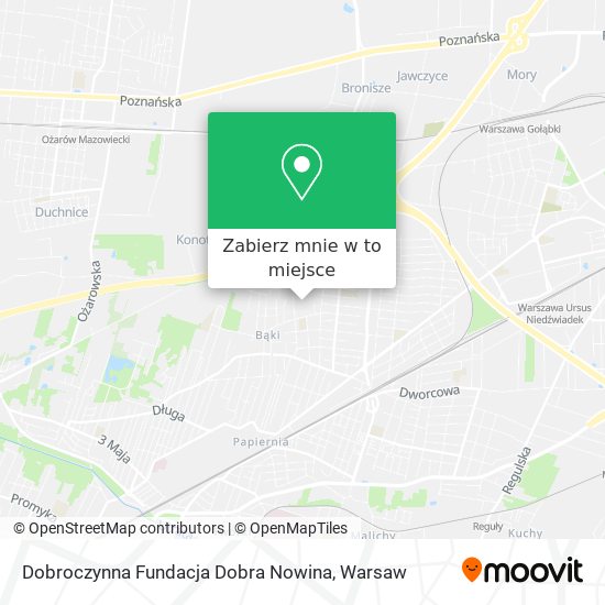 Mapa Dobroczynna Fundacja Dobra Nowina