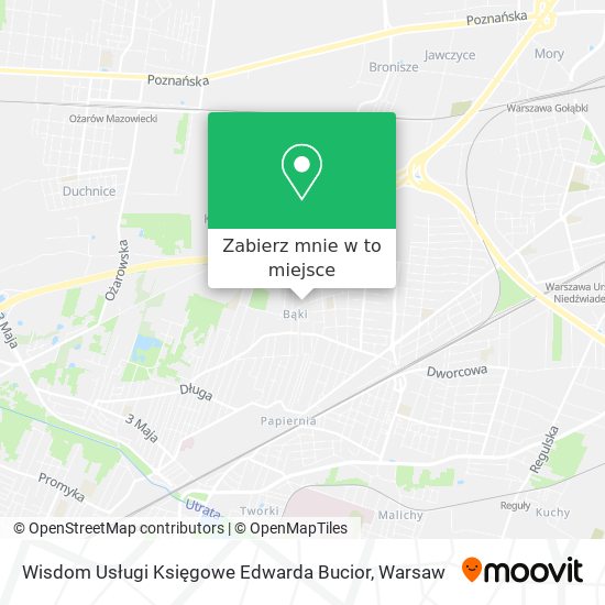 Mapa Wisdom Usługi Księgowe Edwarda Bucior