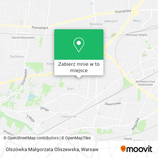 Mapa Olszówka Małgorzata Oliszewska