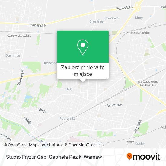 Mapa Studio Fryzur Gabi Gabriela Pezik