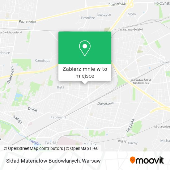 Mapa Skład Materiałów Budowlanych