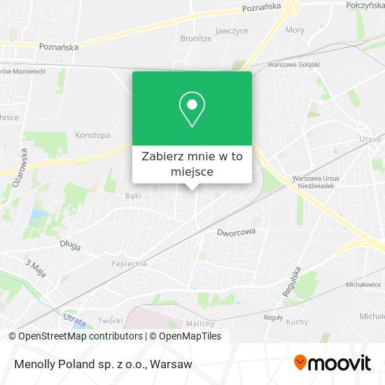 Mapa Menolly Poland sp. z o.o.