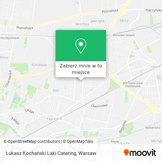 Mapa Łukasz Kochański Laki Catering