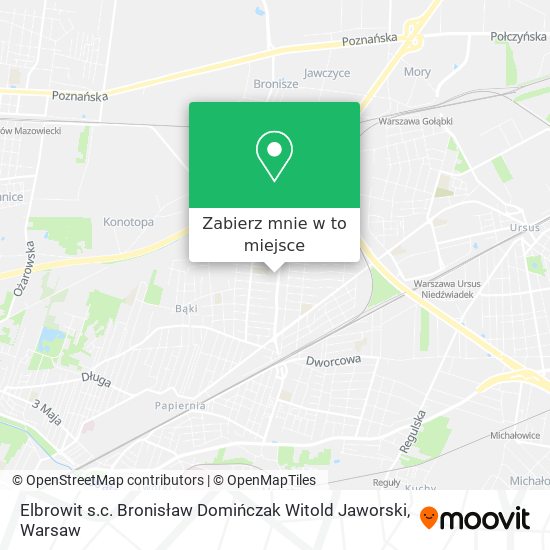 Mapa Elbrowit s.c. Bronisław Domińczak Witold Jaworski