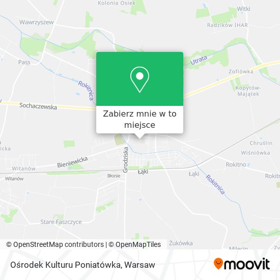 Mapa Ośrodek Kulturu Poniatówka