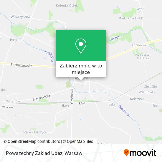 Mapa Powszechny Zaklad Ubez