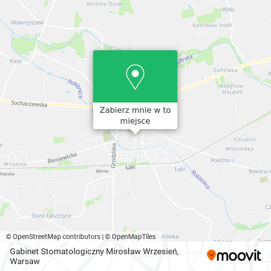 Mapa Gabinet Stomatologiczny Mirosław Wrzesień