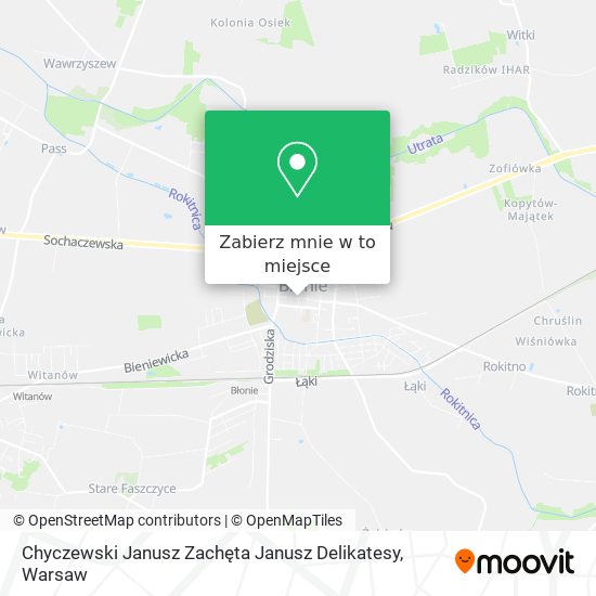 Mapa Chyczewski Janusz Zachęta Janusz Delikatesy