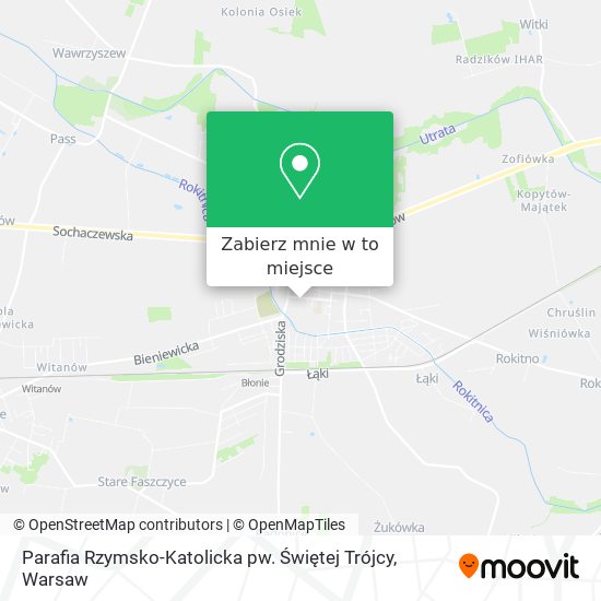 Mapa Parafia Rzymsko-Katolicka pw. Świętej Trójcy