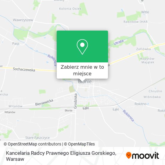 Mapa Kancelaria Radcy Prawnego Eligiusza Gorskiego