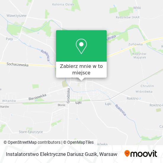 Mapa Instalatorstwo Elektryczne Dariusz Guzik