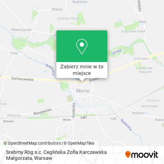 Mapa Srebrny Róg s.c. Ceglińska Zofia Karczewska Małgorzata