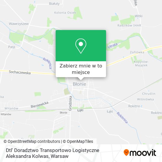 Mapa Dtl' Doradztwo Transportowo Logistyczne Aleksandra Kolwas