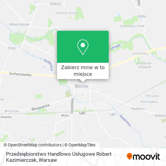 Mapa Przedsiębiorstwo Handlowo Usługowe Robert Kazimierczak