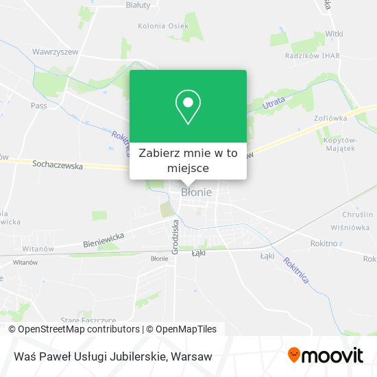 Mapa Waś Paweł Usługi Jubilerskie