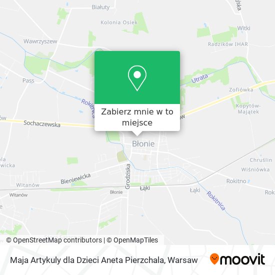 Mapa Maja Artykuly dla Dzieci Aneta Pierzchala