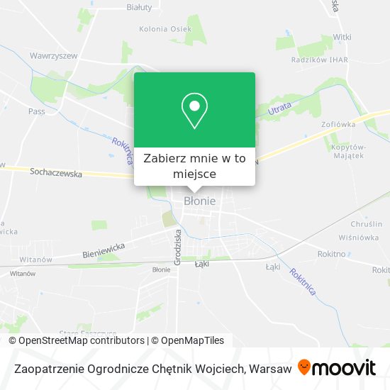 Mapa Zaopatrzenie Ogrodnicze Chętnik Wojciech