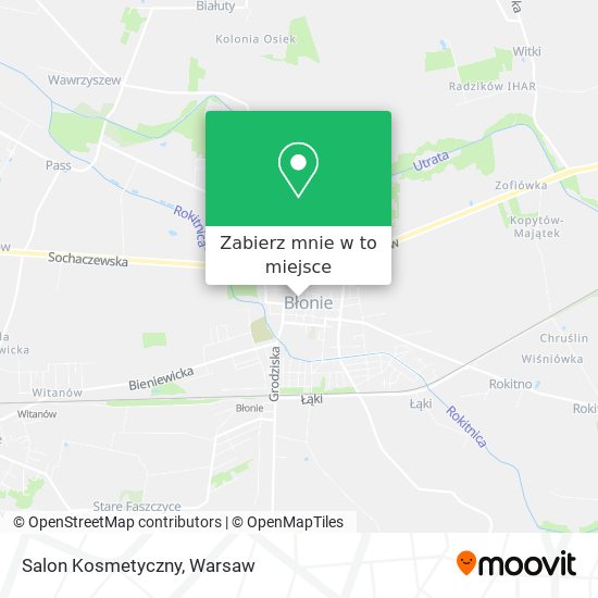 Mapa Salon Kosmetyczny