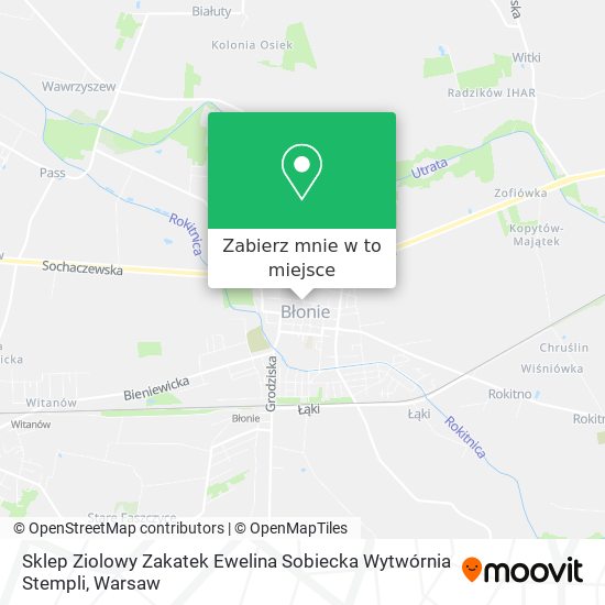 Mapa Sklep Ziolowy Zakatek Ewelina Sobiecka Wytwórnia Stempli