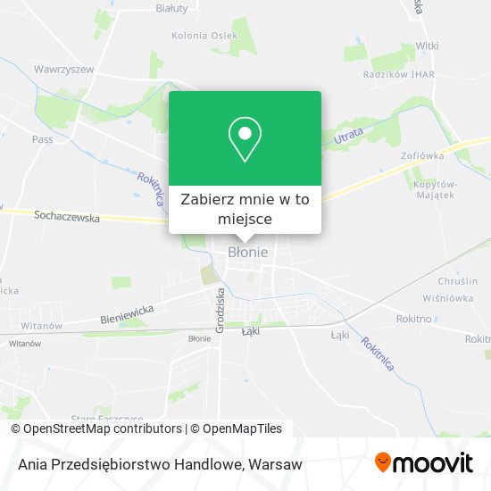 Mapa Ania Przedsiębiorstwo Handlowe