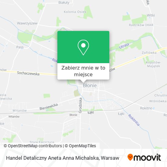 Mapa Handel Detaliczny Aneta Anna Michalska