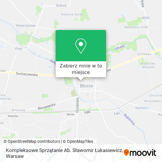 Mapa Kompleksowe Sprzątanie Ab. Sławomir Łukasiewicz