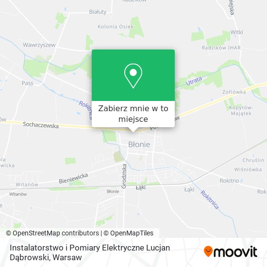 Mapa Instalatorstwo i Pomiary Elektryczne Lucjan Dąbrowski