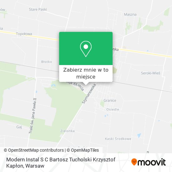 Mapa Modern Instal S C Bartosz Tucholski Krzysztof Kapłon