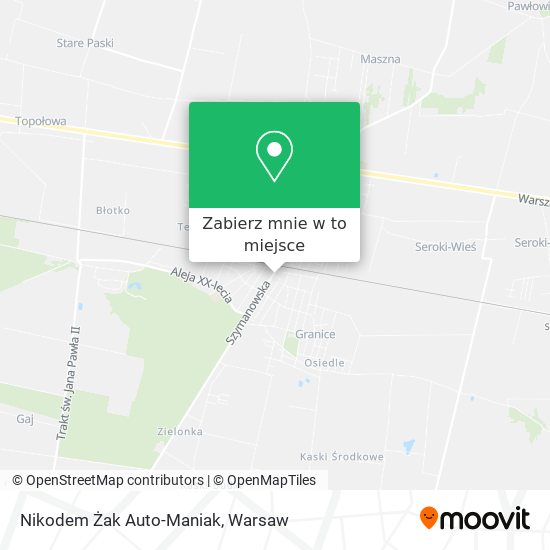 Mapa Nikodem Żak Auto-Maniak