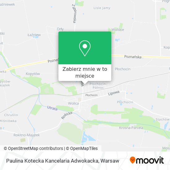 Mapa Paulina Kotecka Kancelaria Adwokacka