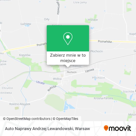 Mapa Auto Naprawy Andrzej Lewandowski