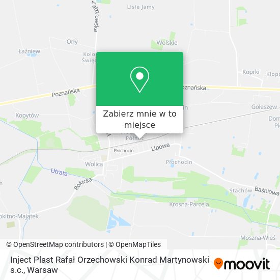 Mapa Inject Plast Rafał Orzechowski Konrad Martynowski s.c.