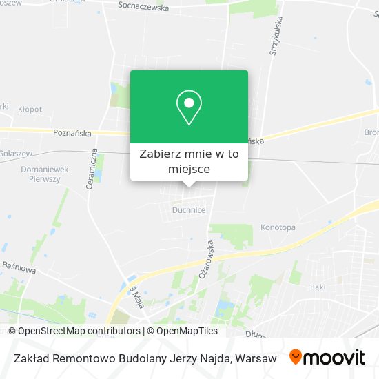 Mapa Zakład Remontowo Budolany Jerzy Najda