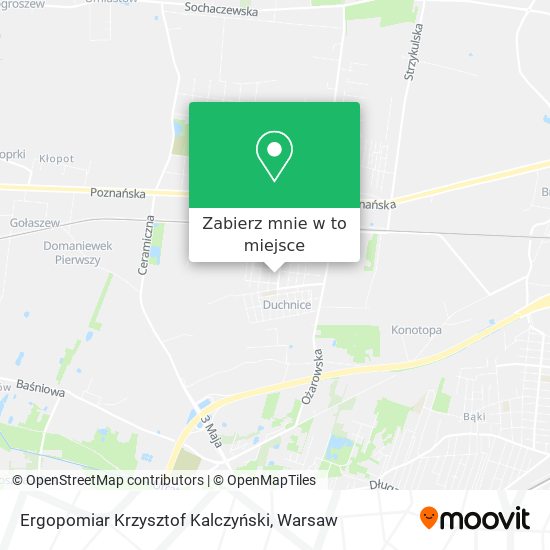 Mapa Ergopomiar Krzysztof Kalczyński