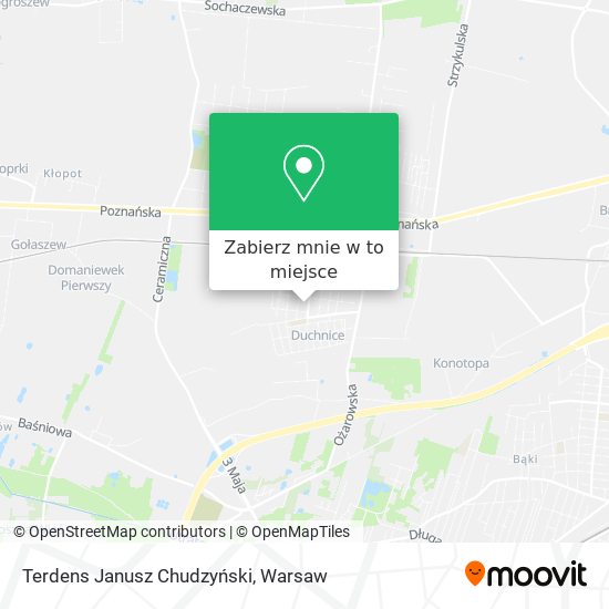 Mapa Terdens Janusz Chudzyński