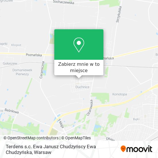 Mapa Terdens s.c. Ewa Janusz Chudzyńscy Ewa Chudzyńska