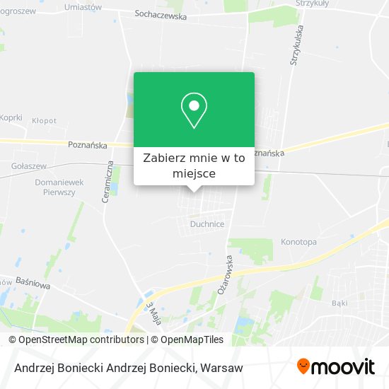 Mapa Andrzej Boniecki Andrzej Boniecki